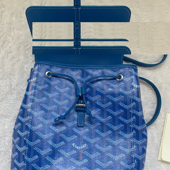 GOYARD
Goyardine Calfskin Mini Alpin Backpack Blue - Picture 5 of 9